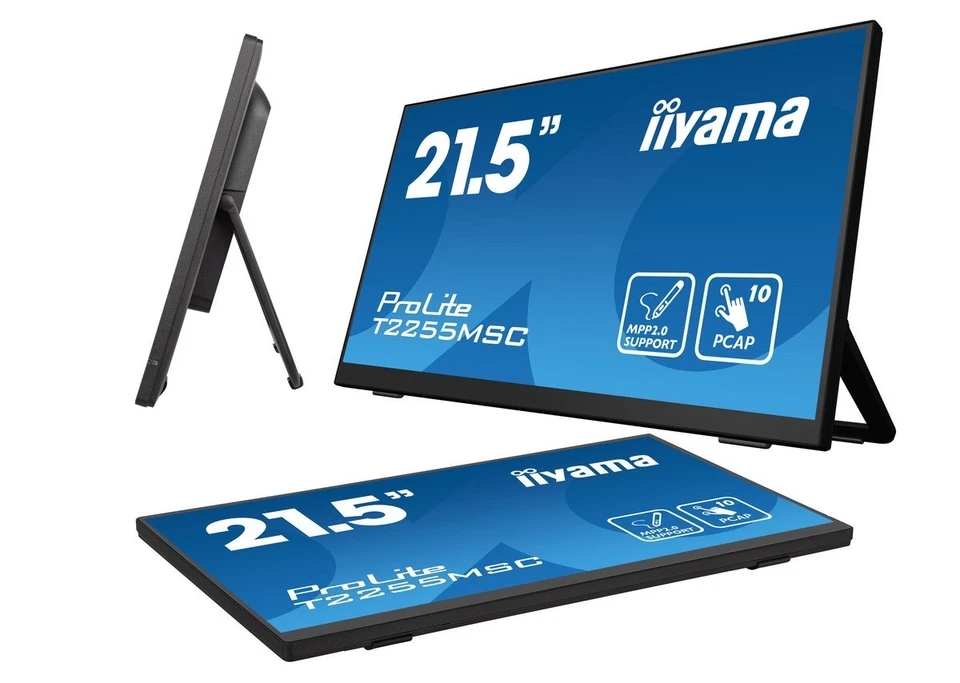 iiyama ProLite T2255MSC-B1 21.5" Full HD 10-Point Touchscreen Monitor - Image 1 of 4