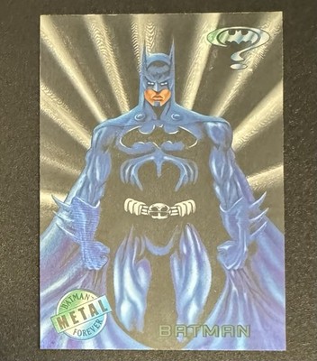 Batman 1995 DC Marvel Fleer Metal Forever #1
