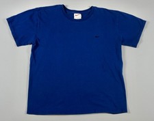 Vintage Nike Swoosh T-Shirt Men’s Sz XL Royal Blue USA Made Embroidered 90s