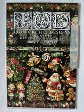 Iron Orchid Designs Kitschy Christmas Transfer, Retired