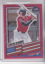 Jacob Seamon 2026 Panini Stars & Stripes #170 Red Prizm
