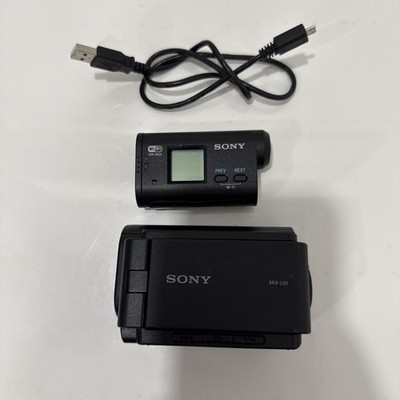 Sony HDR-AS20 Camcorder with AKA-LU1 handheld Grip with LCD Screen