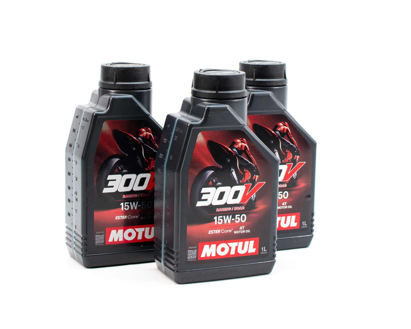 Huile moto MOTUL 300V ROAD RACING 15W50 3L lubrifiant moteur 4T de course
