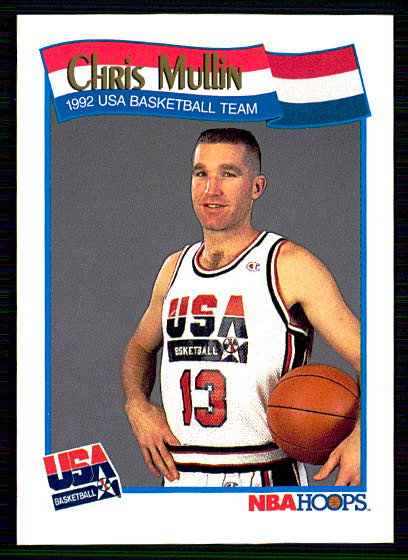 1991-92 NBA Hoops - Chris Mullin #581 - USA Olympic Team