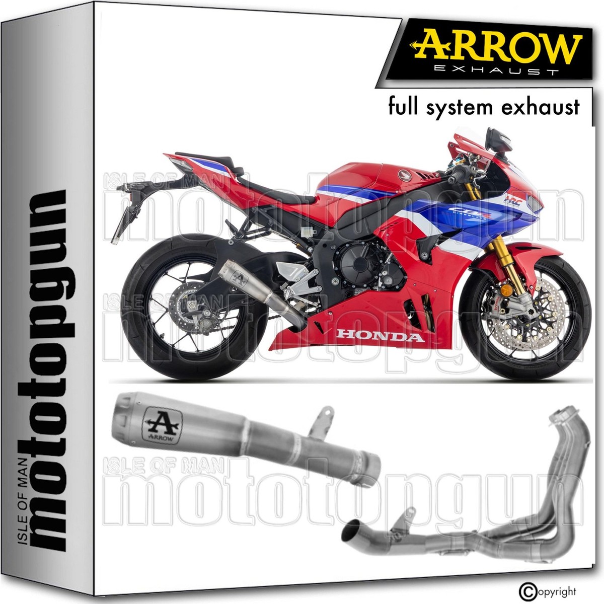 ARROW FULL SYSTEM EXHAUST R PRO-RACE TITANIUM HONDA CBR 1000 RR-R 