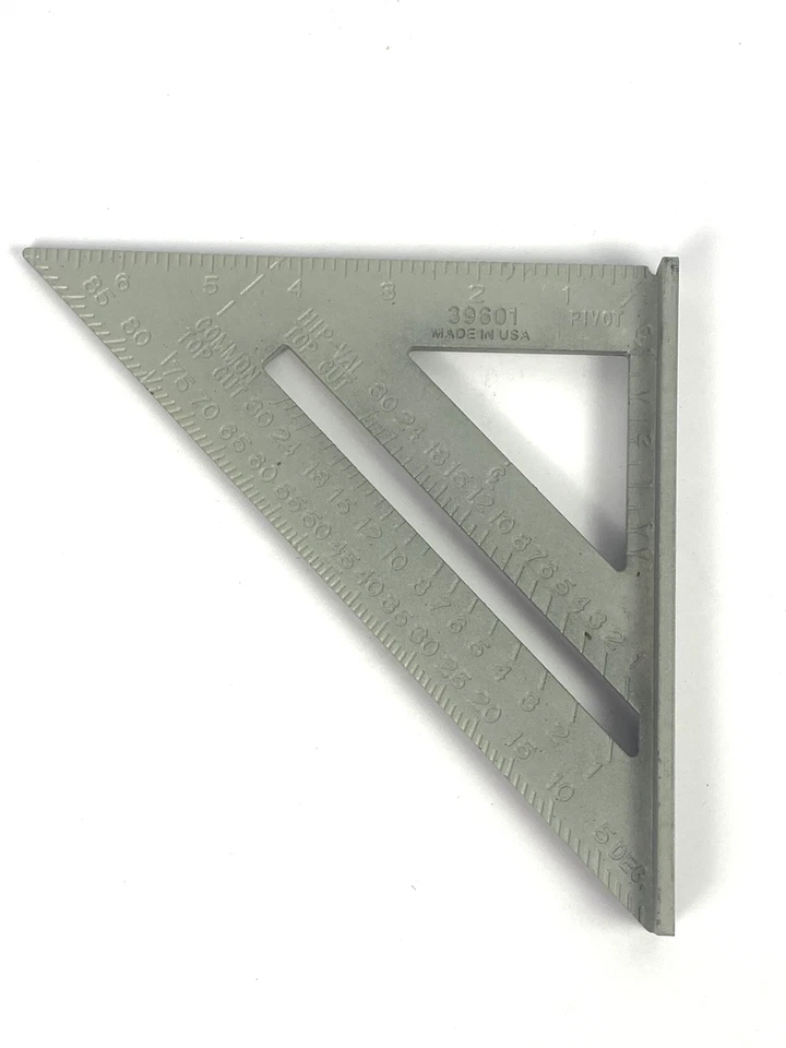 HECHO EN EE. UU. Artesano Aluminio Ángulo Recto Velocidad Cuadrado 7" Viga Cuadrado 39601 Foto 3 de 4