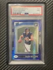 2024 PSA 9 Caleb Williams RC #201 Blue Hyper Prizm Rated Rookie Panini Optic NFL