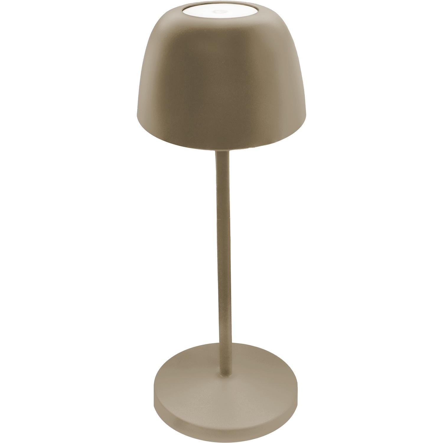 Lampada da tavolo con ricarica Majestic Dora Sb   colore sabbia