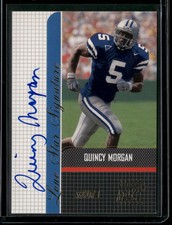 2001 Stadium Club #LS-QM Lone Star Signatures Quincy Morgan