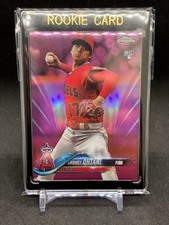 2018 Topps Chrome Update Shohei Ohtani RC Pink Refractor Angels MLB From Japan 