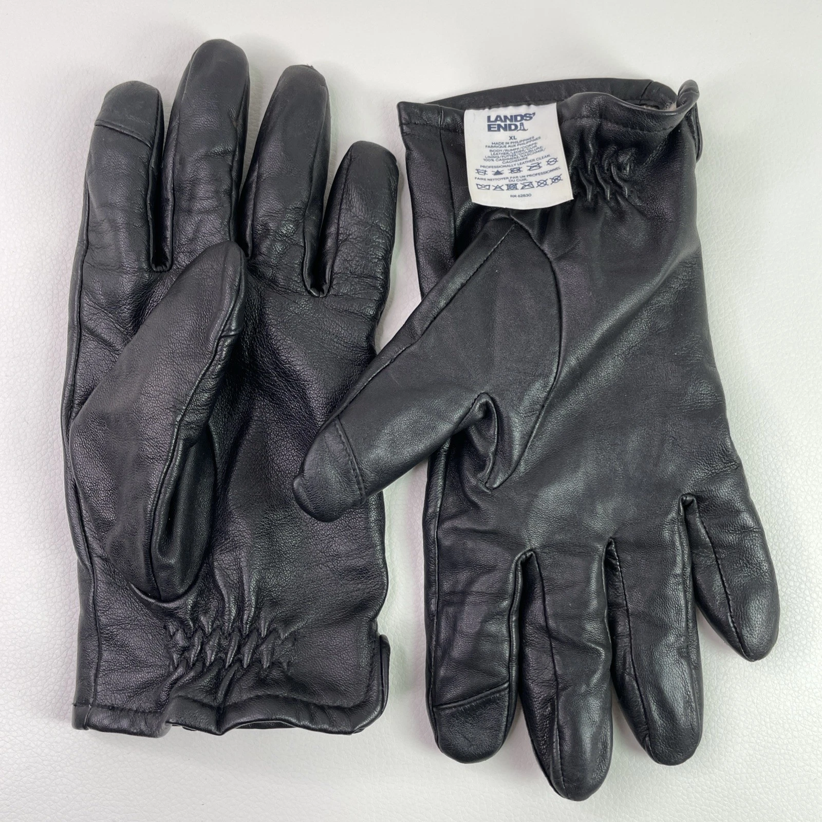 Lands’ End Men’s XL Black Genuine Leather Dress Gloves Cashmere Lining 9.5”x4.5”
Opens in a new wind