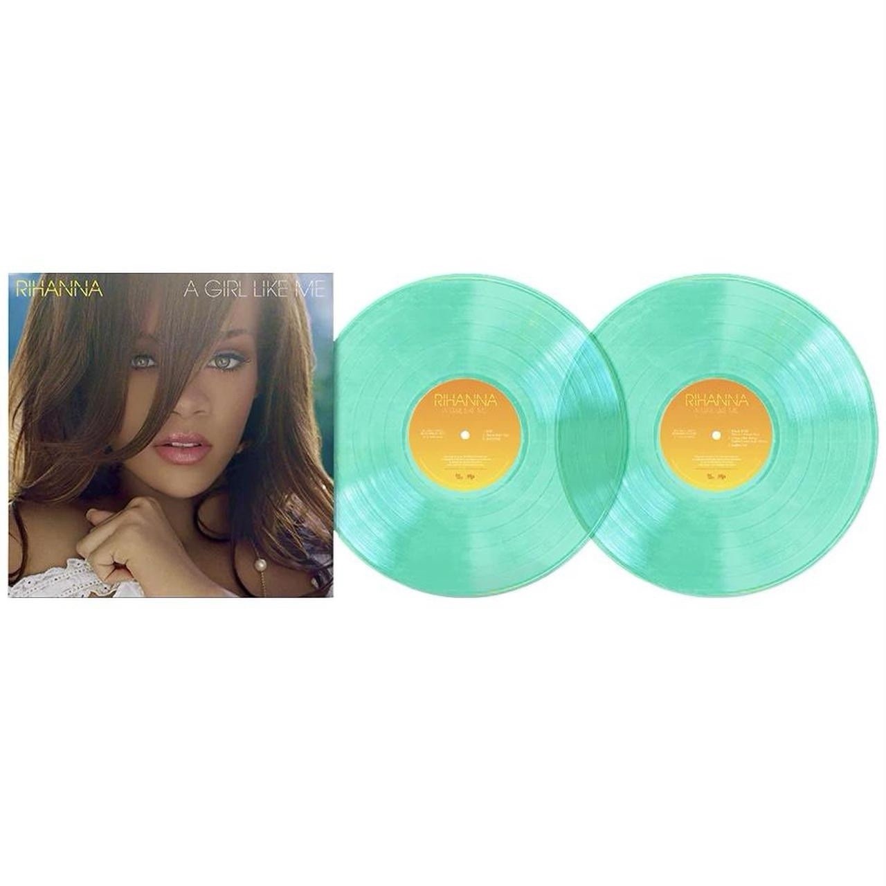 2006 Rihanna A Girl Like Me Exclusive Limited Edition Seaglass 2LP Vinyl Record