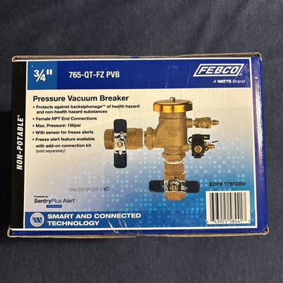 #ad #ad FEBCO 3 4” 765 QT FZ PVB Pressure Vacuum Breaker $109.98