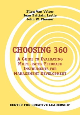 Van Velsor - Auswahl 360 A Leitfaden zur Bewertung von Multi-Rater-Feedback - L555z