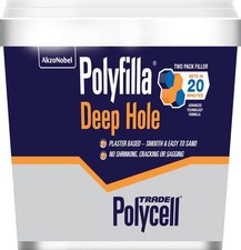 Polycell Trade Polyfilla Deep Hole Filler - Tub - 1 Kg