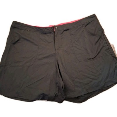 Merona Target Black Nylon Swim Shorts Plus Size 26 | eBay