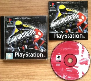 ROAD RASH 3D Black Label COMPLET BOÎTE NOTICE SONY PS1 PAL FRANÇAIS CIB OVP EA