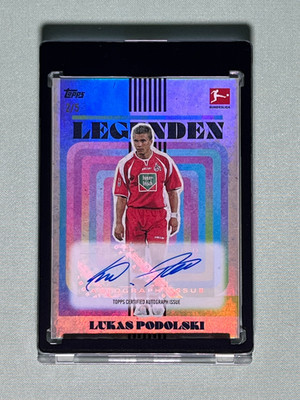 Topps Platinum Curated Set LEGENDEN Lukas Podolski 1. FC Köln 2/5 inkl. CASE