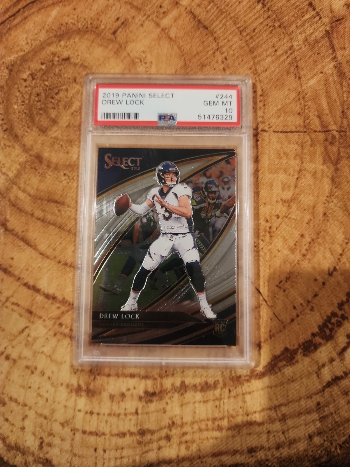 Drew Lock Panini Select #244 Base