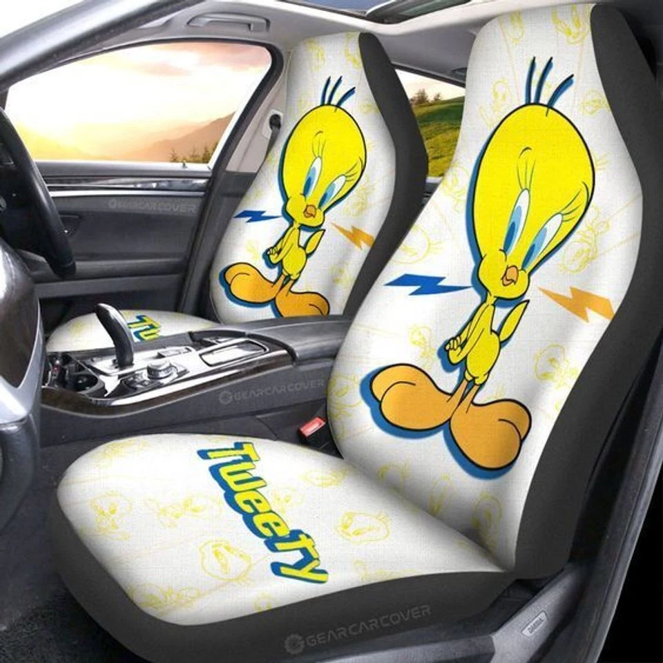 Tweety Car Seat Covers for Auto Protection and Fans Gift