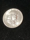 1949-S  Silver Franklin Half Dollar AU Key Date In Set Original Not Cleaned Coin