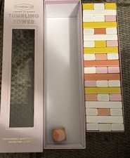 Game Colourful Tumbling Tower Library of Games Complete Boxed with dice 