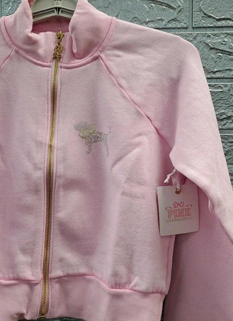 New Victoria's Secret X Love Shack Fancy Reissued Full Zip Jacket
