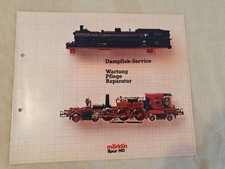 Märklin Ratgeber: Dampflok-Service, Wartung / Pflege / Reparatur, 15 Seiten 1981