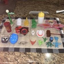 Action Figure Accessory Lot Of 21 Items Barbi...
