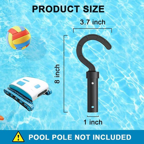 Gancho de limpieza de piscina herramientas de mantenimiento eficientes equipo de piscina confiable - Imagen 6 de 8