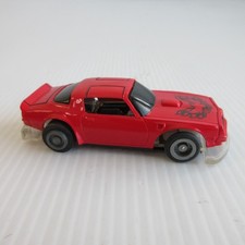 Tyco Command Control Slotless 79 Pontiac Firebird Trans AM Red Runs WD12-960