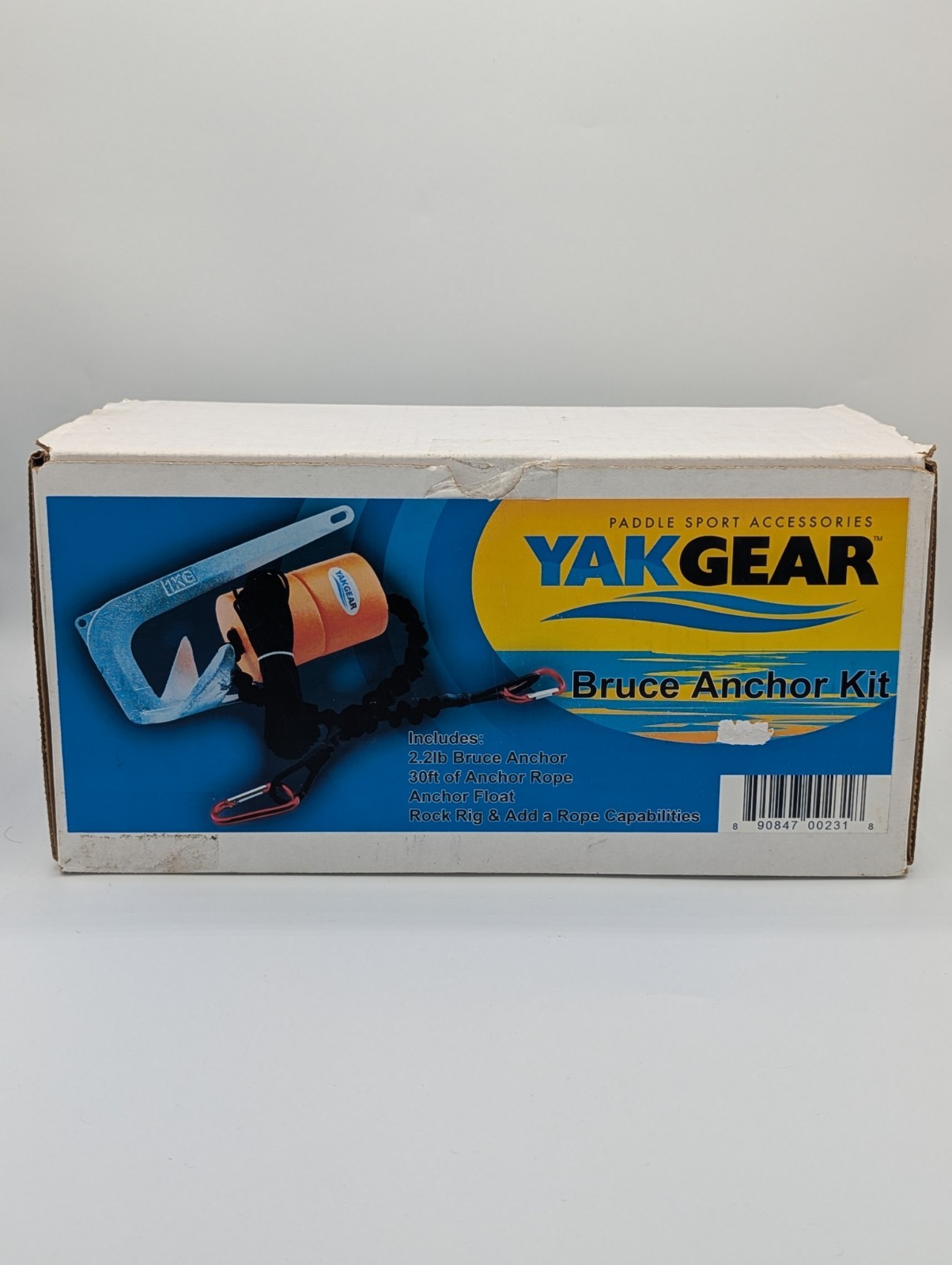 YAKGEAR Kayak/Canoe Bruce Anchor Kit With Rope & Float
