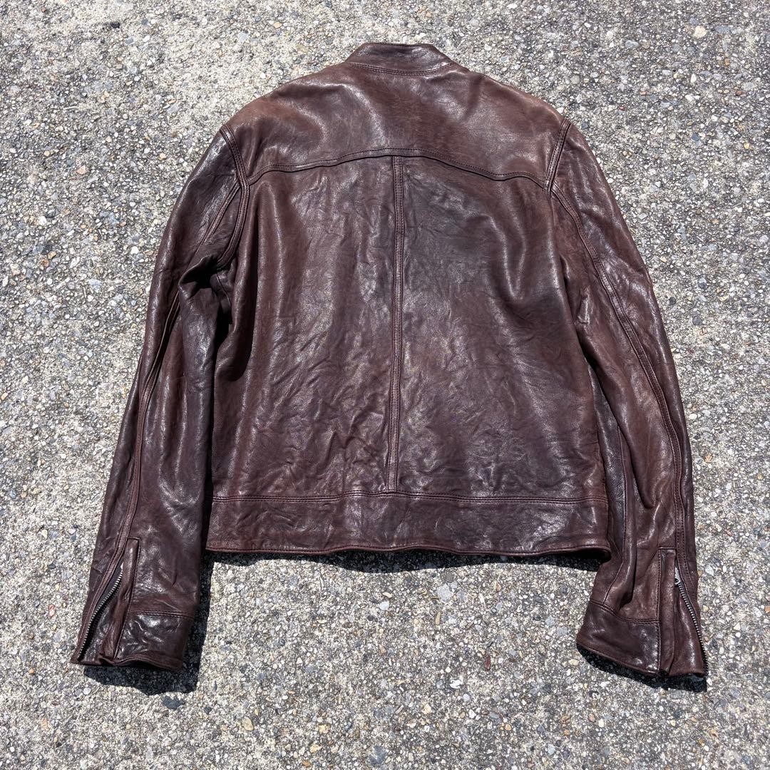 ジャケット・アウター Converse x John Varvatos Leather Jacket CONVERSE x John Varvatos Fly-Front Leather Jacket Siz… - Gem