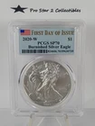 2020-W PCGS SP70 Burnished Silver Eagle
