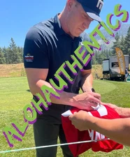 AJ HAWK SIGNED AUTO  OHIO STATE BUCKEYES JERSEY *EXACT PROOF* pat mcafee show