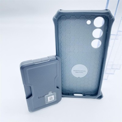 Samsung Rugged Gadget Cover mit Schutz für Galaxy S23, Dunkelgrau siehe Hinweis