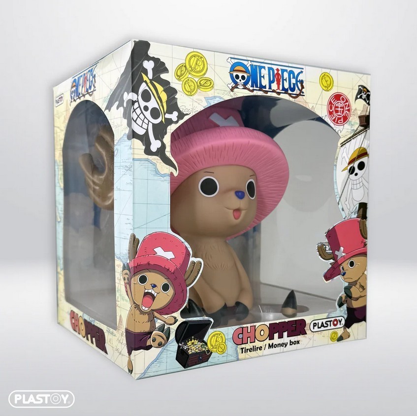 Plastoy 80034 One Piece Chopper XL 15,5 cm NEUF EMBALLAGE D'ORIGINE Tirelire