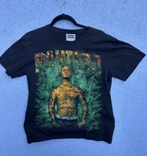 Pantera Shirt Mens Medium Black Band Rock Metal Weed Leaf Graphic The Roxx Tee