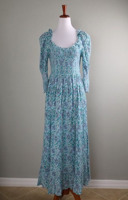 ANTIK BATIK $495 Smocked Gauze Floral Maria Maxi Dress Size Medium / 40 |  eBay