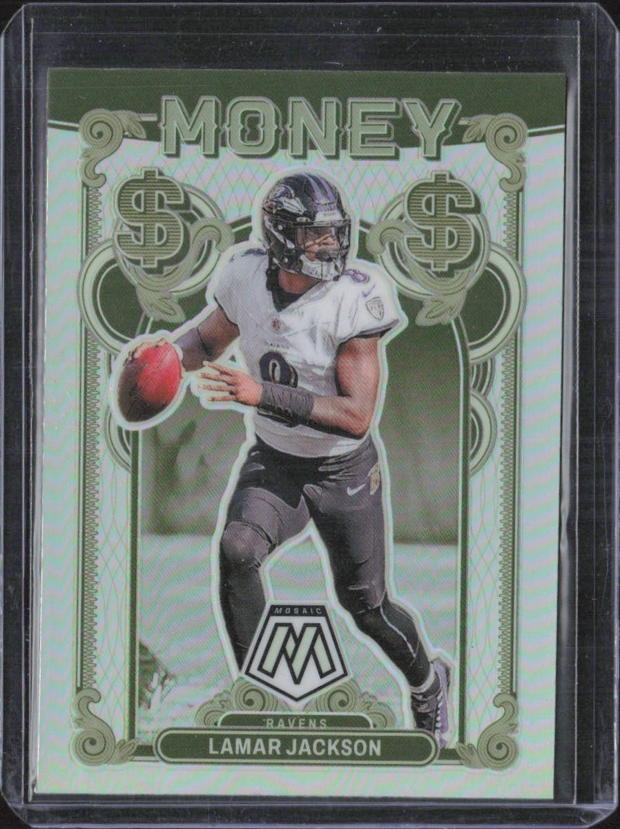 2024 Panini Mosaic Lamar Jackson Money Mosaic Prizm Case Hit #19