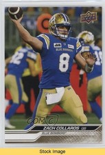 2024 Upper Deck CFL Gold Zach Collaros #74 READ 04vd