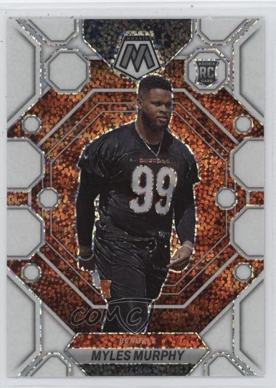 2023 Panini Mosaic Rookies White Sparkle Prizm Myles Murphy #351 Rookie RC s1i