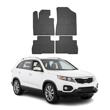 Omac Floor Mats Liner For Kia Sorento 2014-2015 Black Rubber All-weather 4 Pcs Omac Floor Mats Liner For Kia Sorento 2014-2015 Black Rubber All-weather 4 Pcs