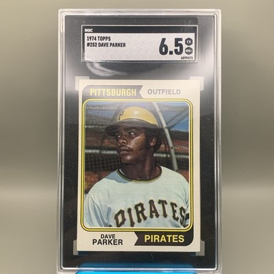 1974 Topps - Dave Parker #252 Pirates Rookie Graded 6.5 Free Shipping
