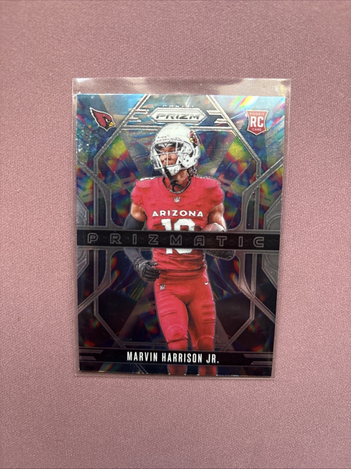 2024 Panini Prizm Prizmatic Green Wave Prizm Marvin Harrison Jr #12 Rookie RC