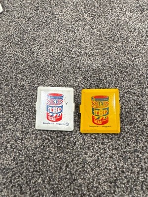 Vintage TRC Texas Refinery Corp Advertising Refrigerator Metal Clip Paper Clip