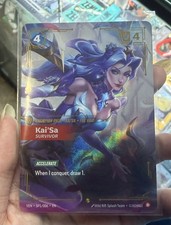 Riftbound Kai’sa Survivor Crystal Rose Alt Art Vendetta SP1/006 — live eBay listing