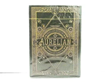 ELLUSIONIST AURELIAN BLACK/GOLD PLAYING CARDS ROMAN EMPIRE NEW AND SEALED DECK