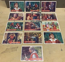 1957 Topps Robin Hood 13 Card Lot Cards Vintage Collection Estate Nice Condition