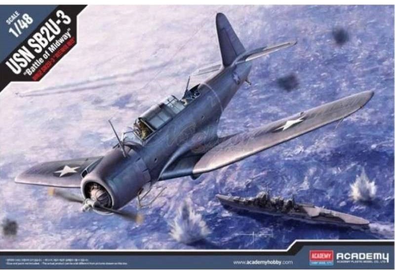 Douglas SBD-3 Dauntless Academy 1/48 cadeau idéal pour passionné de maquette d'avion historique